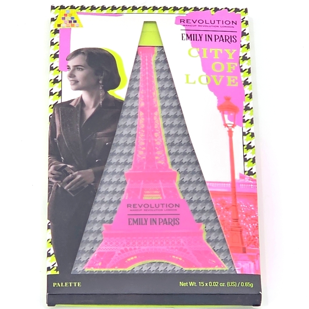 Makeup Revolution X Emily In Paris City Of Love Shadow Palette New
